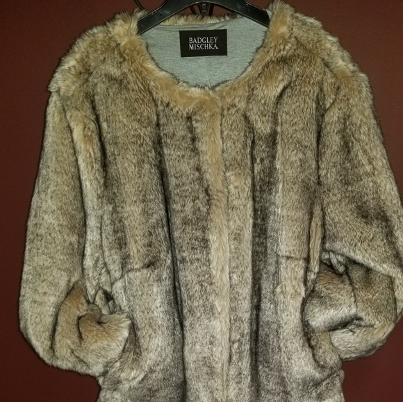 Faux Fur Coat - Picture 2 of 9